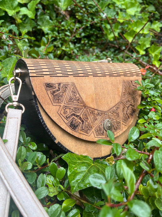 Holzhandtasche Luna